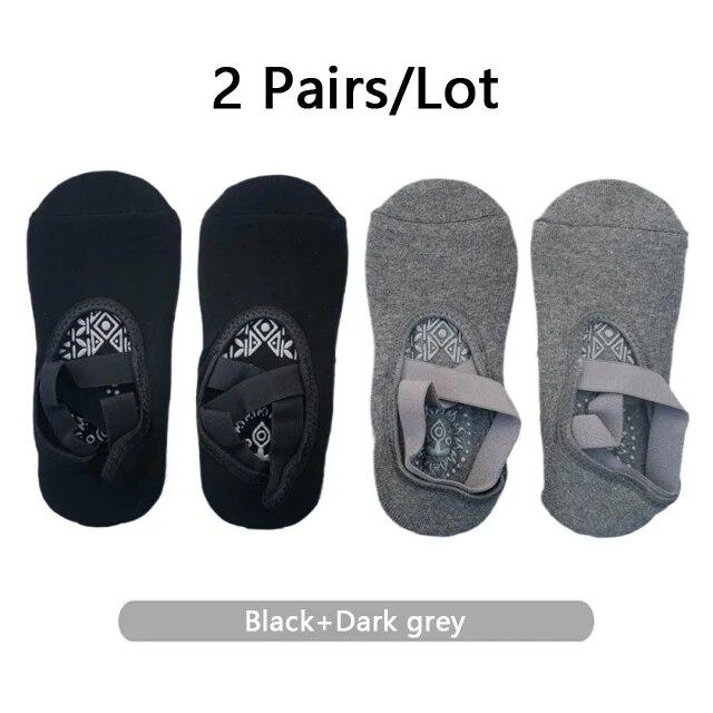 2 Pairs Women Yoga Socks Silicone Anti-slip Ballet Pilates Socks Cotton Ladies Backless Breathable Bandage Dance Sports Socks EUR 35-40 US 4.5-8.5
2 Pairs Women Yoga Socks Silicone Anti-slip Ballet Pilates Socks Cotton Ladies Backless Breathable Bandage Dance Sports Socks EUR 35-40 US 4.5-8.5