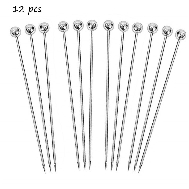 Stainless Steel Cocktail Picks, Fruit Sticks,Toothpicks for Party Bar, Drink Stirring Sticks, Martini Picks, Party Tools
Stainless Steel Cocktail Picks, Fruit Sticks,Toothpicks for Party Bar, Drink Stirring Sticks, Martini Picks, Party Tools
