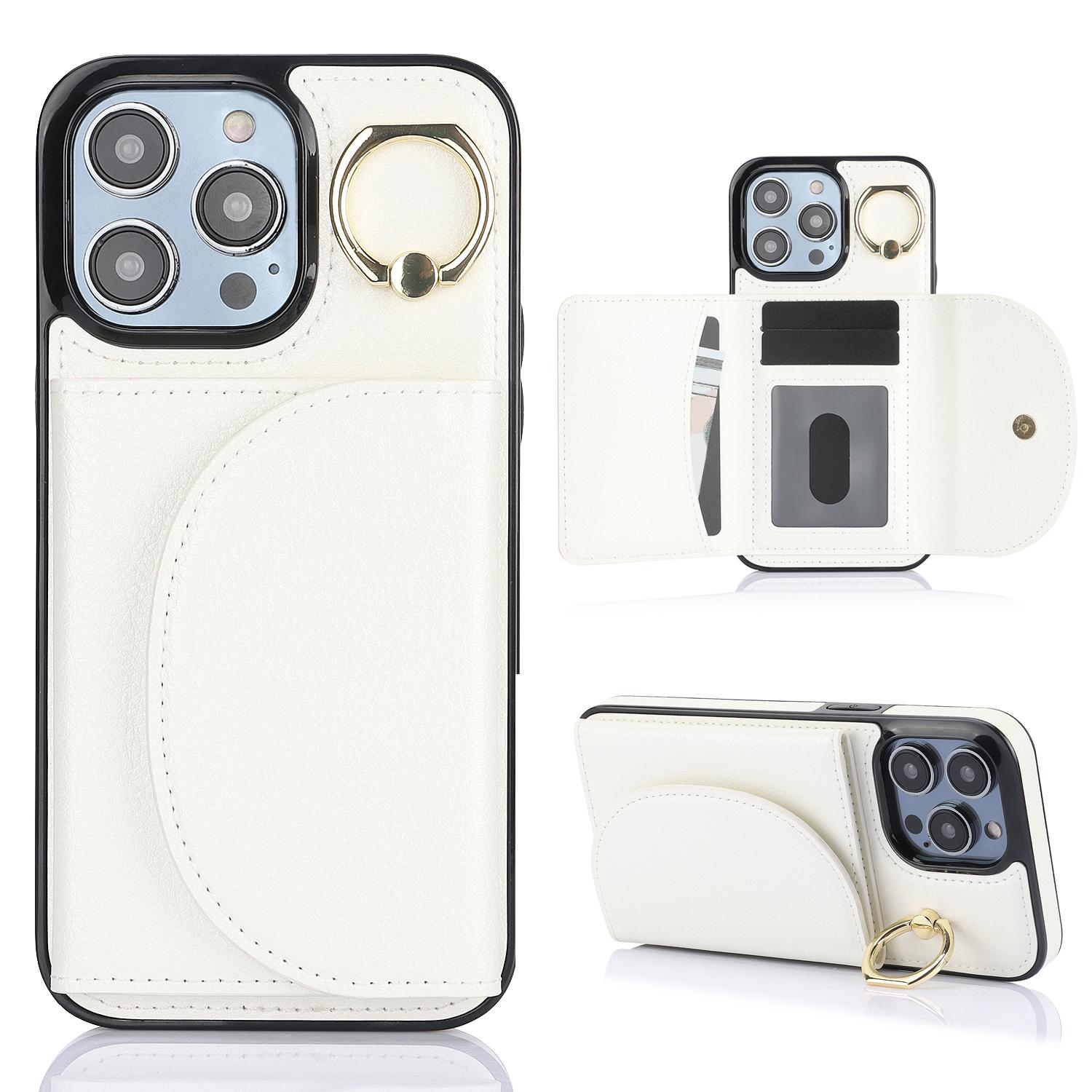 For iPhone 12/12 Pro Cell Phone Case Ring Kickstand Card Bag PU+TPU Cover F
For iPhone 12/12 Pro Cell Phone Case Ring Kickstand Card Bag PU+TPU Cover F