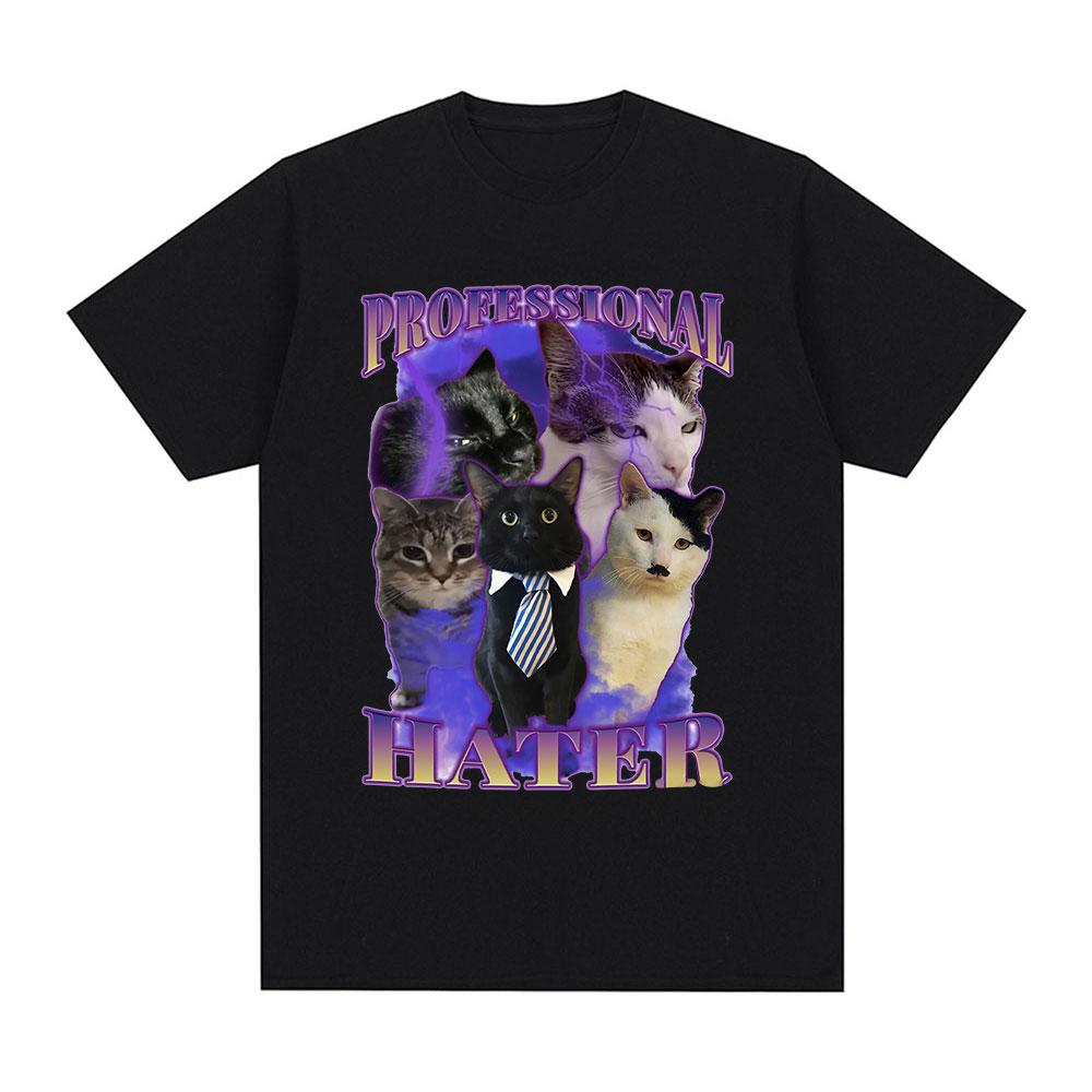 Professional Hater Funny Cat Meme Graphic T Shirts Unisex Fashion T-shirt Summer Couples Casual Cotton Oversized Tees Clothing XXXL хакі
Professional Hater Funny Cat Meme Graphic T Shirts Unisex Fashion T-shirt Summer Couples Casual Cotton Oversized Tees Clothing XXXL хакі