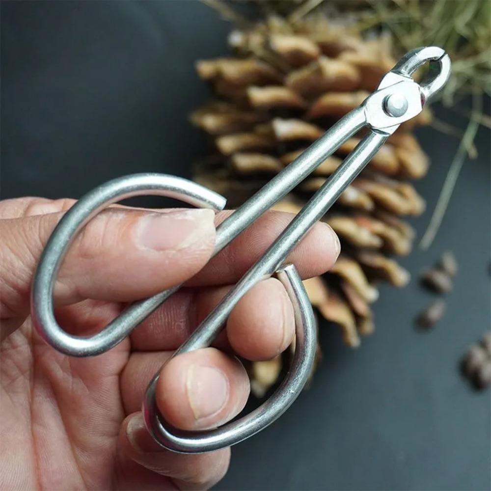 Shell Peeler Pine Nut Pliers Pine Nut Whole Piece Peeler Nut Pliers Household Artifact Melon Seed Clamp Opening Tool Practical срібний
Shell Peeler Pine Nut Pliers Pine Nut Whole Piece Peeler Nut Pliers Household Artifact Melon Seed Clamp Opening Tool Practical срібний