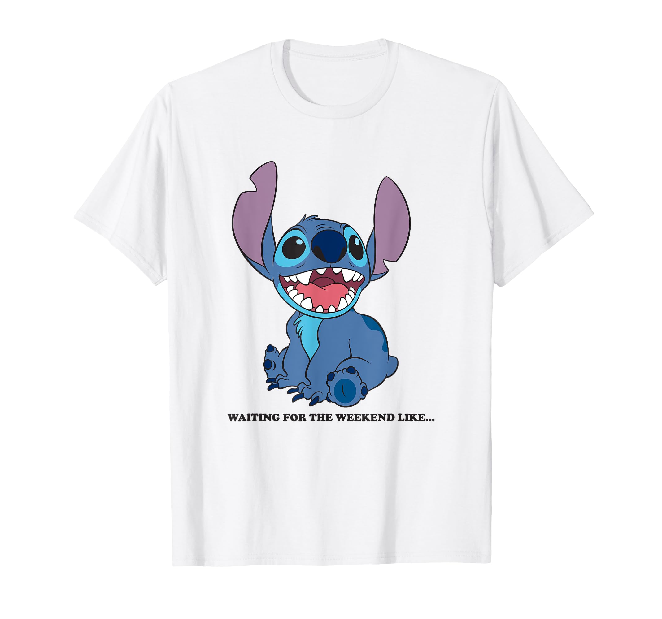 Дисней Лило Стич Жду выходных & Футболка белый
Дисней Лило Стич Жду выходных & Футболка белый