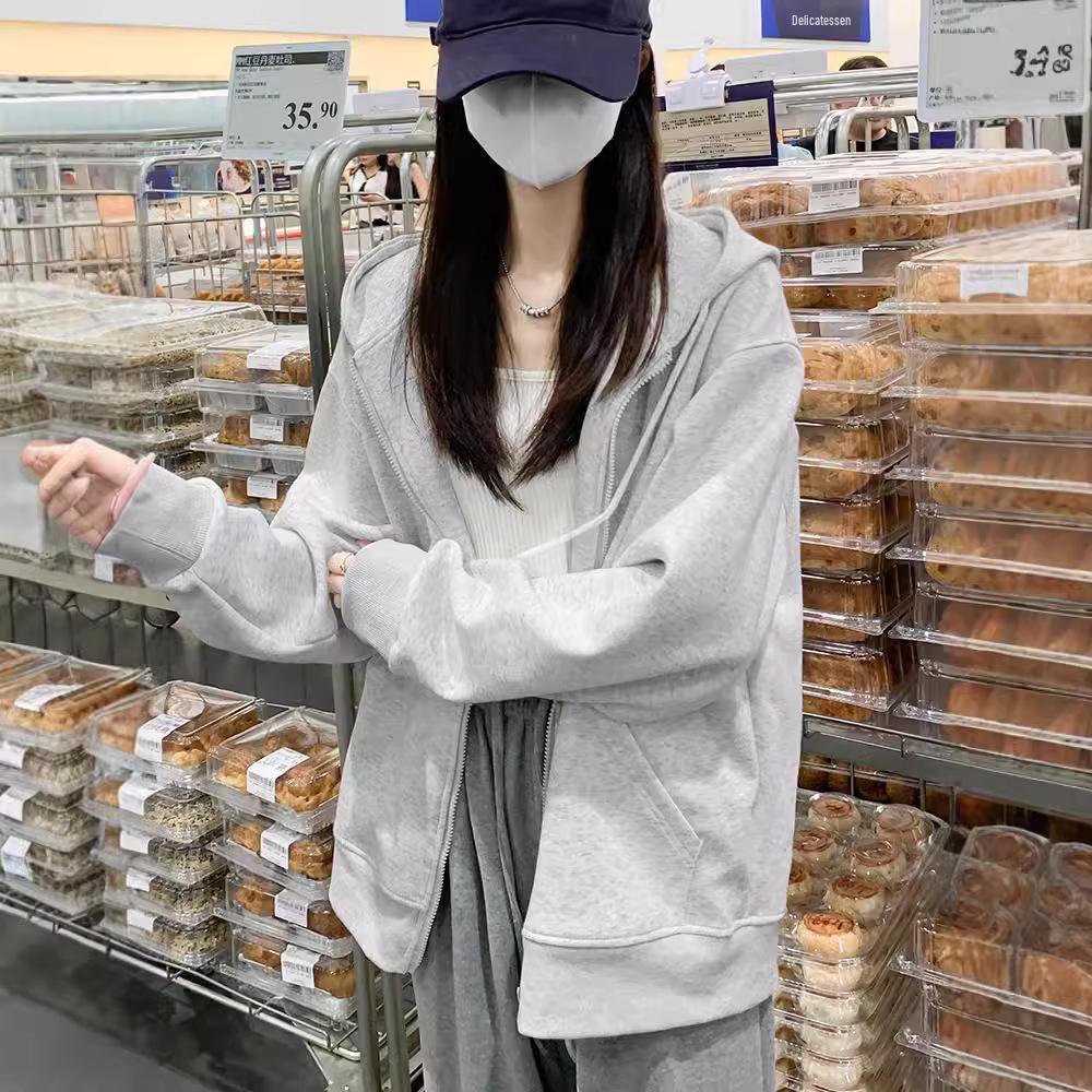 Women s Petite Gray Hooded Sweatshirt - Slimming Sporty Spring Cardigan Top L (115-125 lbs)
Women s Petite Gray Hooded Sweatshirt - Slimming Sporty Spring Cardigan Top L (115-125 lbs)