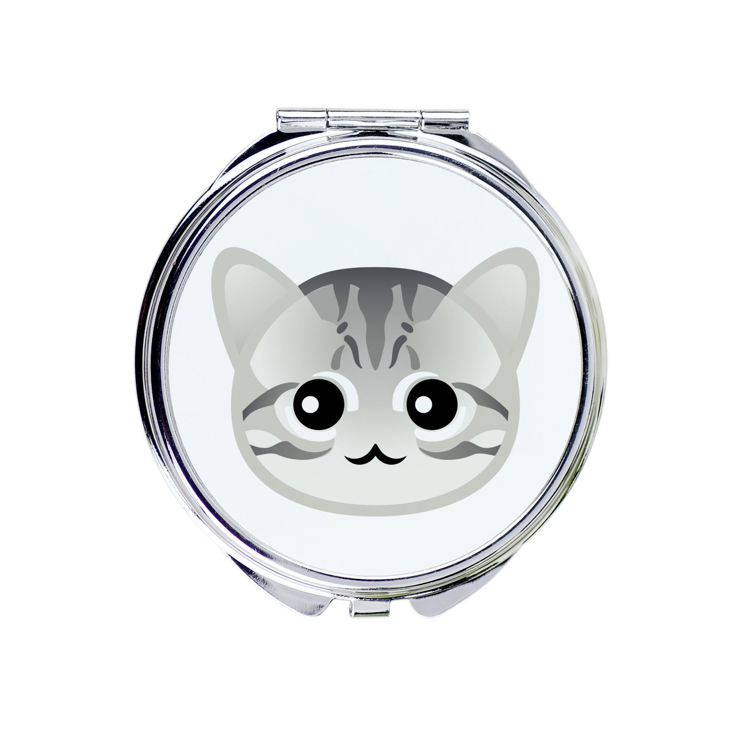 American Shorthair - pocket mirror for a purse by Art-Dog
American Shorthair - pocket mirror for a purse by Art-Dog
