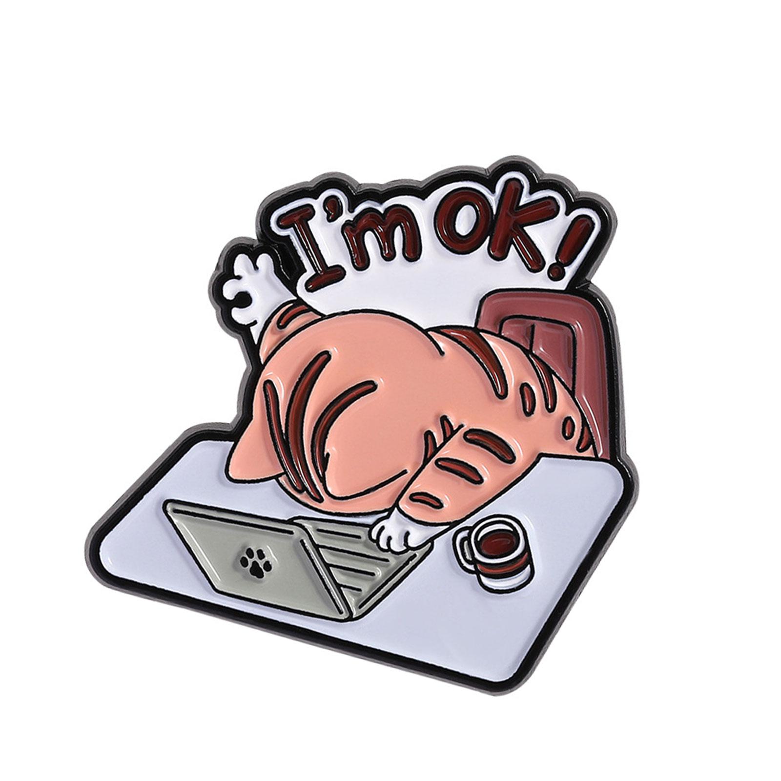 Чарівний емальований пін з котиками Практичний сплавний дизайн Анімалістична ювелірна прикраса Легка декорація для курток, сумок або капелюхів T2
Чарівний емальований пін з котиками Практичний сплавний дизайн Анімалістична ювелірна прикраса Легка декорація для курток, сумок або капелюхів T2