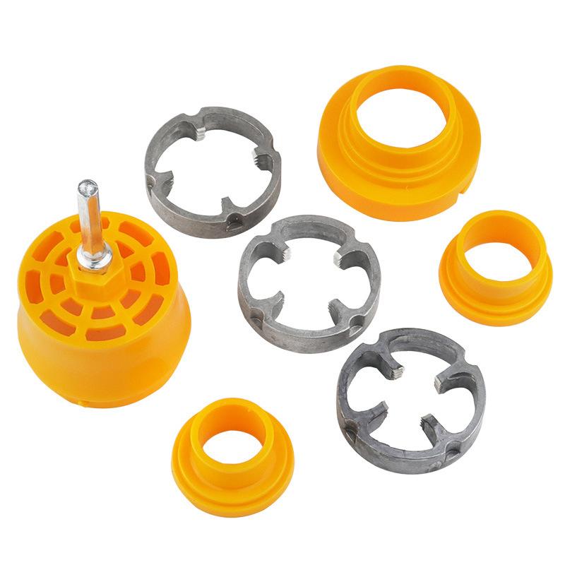 6Pcs Plastic Water Pipe Thread Plate Set Electric Drill To Water Pipe Threader Pvc Water Pipe External Thread Tapping Tools Kit 1set
6Pcs Plastic Water Pipe Thread Plate Set Electric Drill To Water Pipe Threader Pvc Water Pipe External Thread Tapping Tools Kit 1set