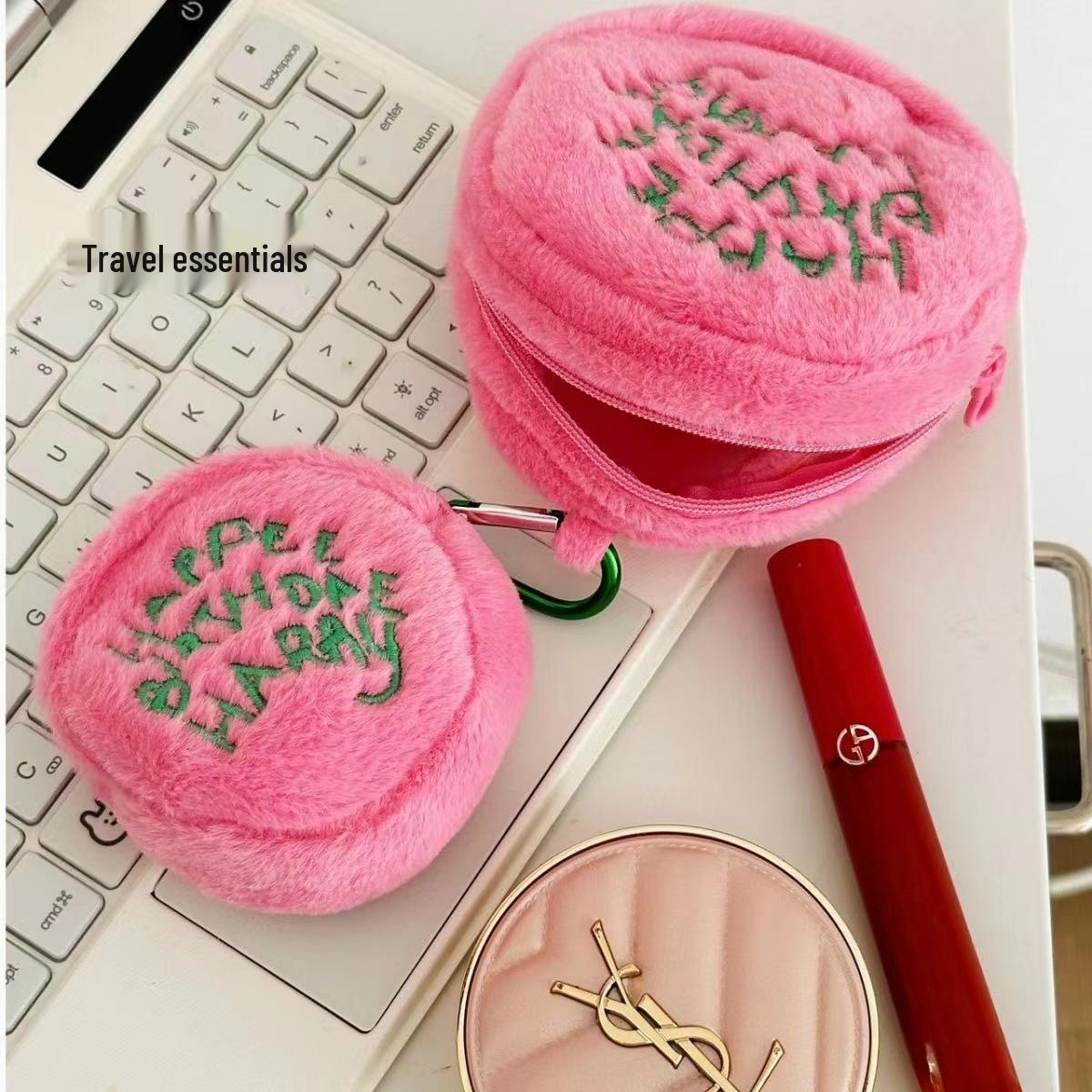 Korean Style Small Makeup Bag & Coin Purse - Portable Lipstick & Earphone Storage
Korean Style Small Makeup Bag & Coin Purse - Portable Lipstick & Earphone Storage