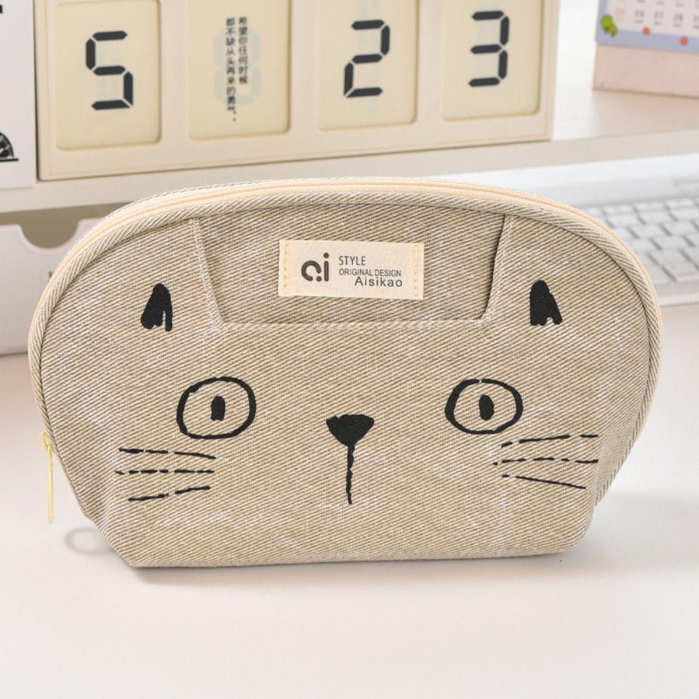 Large Capacity Cat Stationery Storage Bag Multifunctional Canvas Pencil Bag School Supplies темно-синий
Large Capacity Cat Stationery Storage Bag Multifunctional Canvas Pencil Bag School Supplies темно-синий