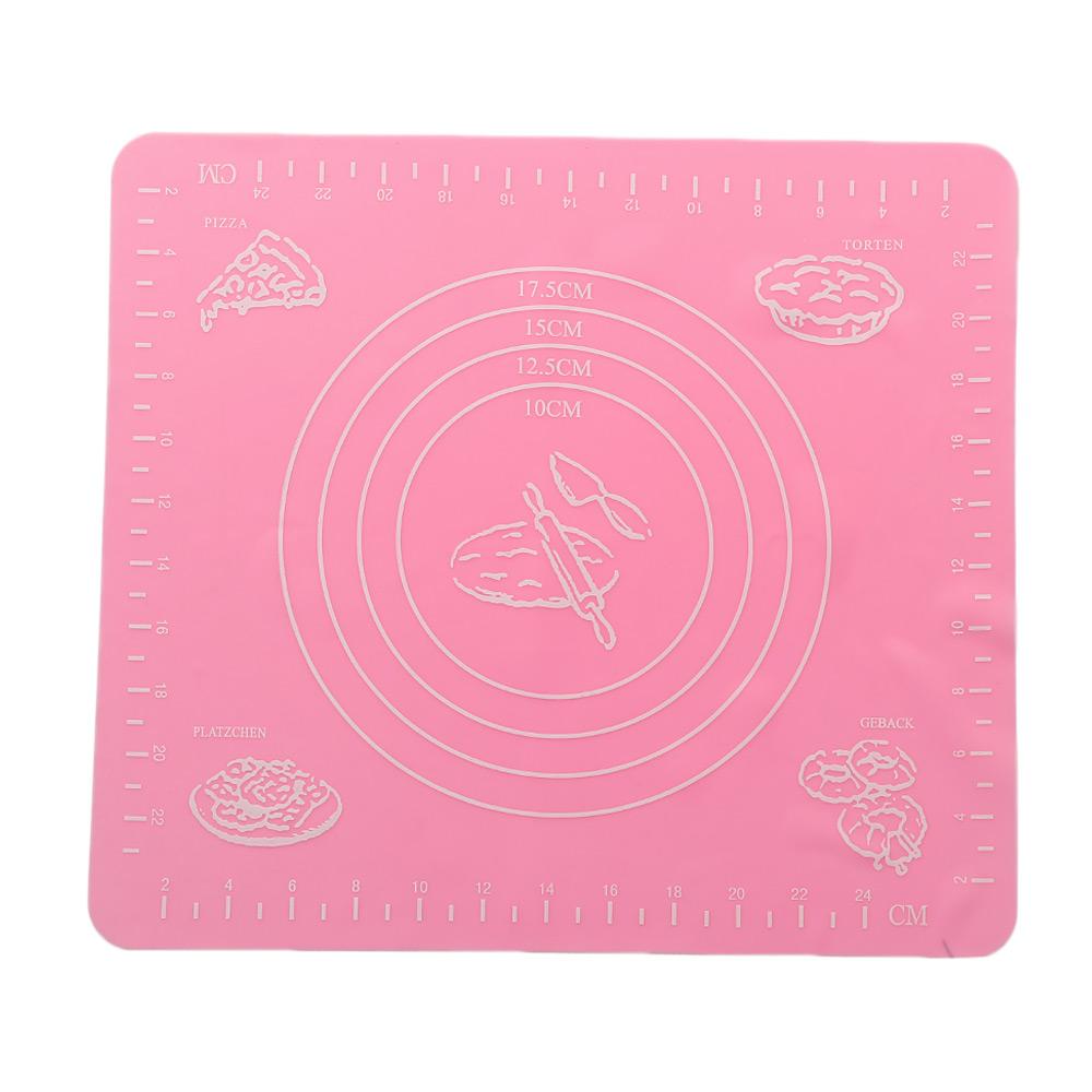Temperature Resistance Kitchen Flour Rolling Cooking Silicone Kneading Dough Pad Pastry Rolling Mat Bakeware Liners Baking Mat рожевий
Temperature Resistance Kitchen Flour Rolling Cooking Silicone Kneading Dough Pad Pastry Rolling Mat Bakeware Liners Baking Mat рожевий