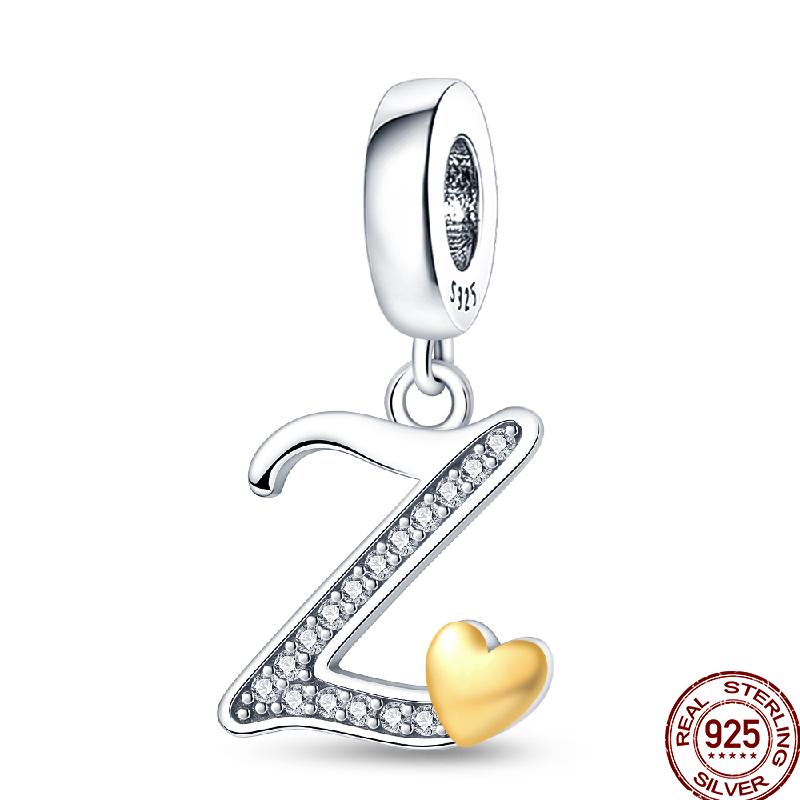 Copper 26 Letter Series Lucky Letters Shiny Zircon Love Beads Charm Suitable For 3Mm Original Bracelet
Copper 26 Letter Series Lucky Letters Shiny Zircon Love Beads Charm Suitable For 3Mm Original Bracelet
