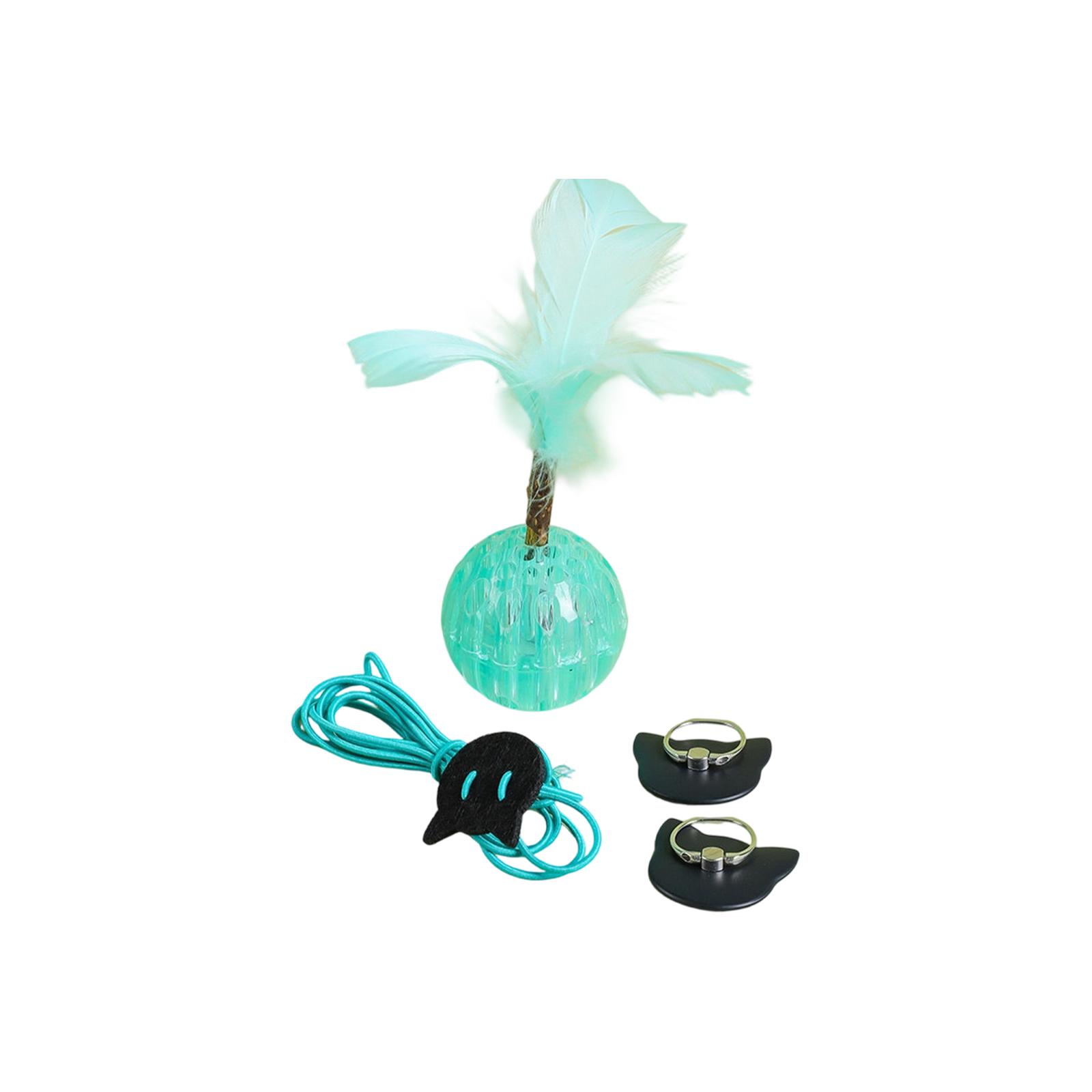 Interactive Cat Toy Hanging Ball with Feather Attachment Elastic TPR Material Durable Cat Entertainment Toy for Play and Exercise one size синий
Interactive Cat Toy Hanging Ball with Feather Attachment Elastic TPR Material Durable Cat Entertainment Toy for Play and Exercise one size синий
