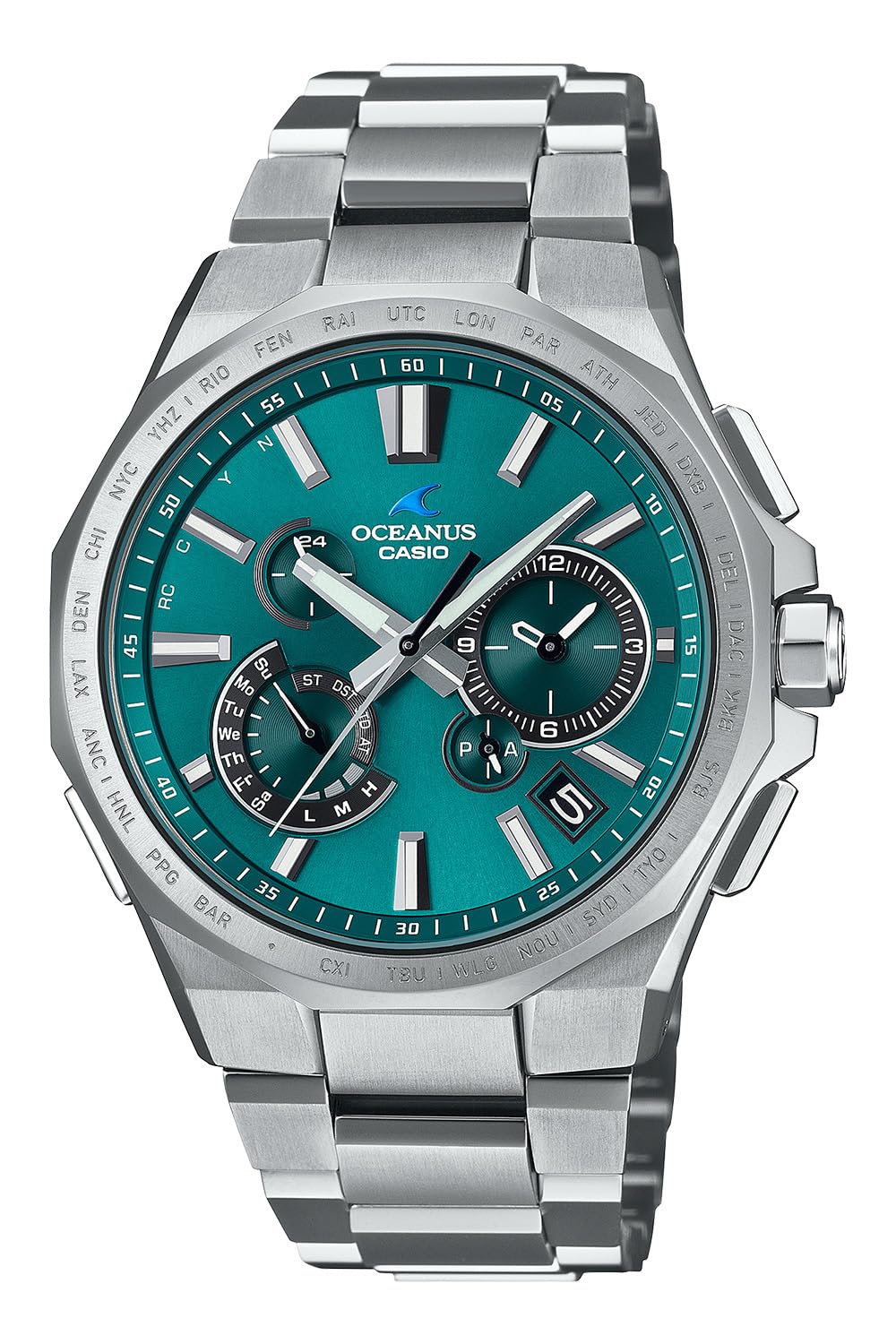 Годинник Oceanus Зроблено в Японії OCEANUS 20th Anniversary Model CLASSICLINE World Limited 500 шт. Оснащено радіо Bluetooth Solar Sapphire Glass
Годинник Oceanus Зроблено в Японії OCEANUS 20th Anniversary Model CLASSICLINE World Limited 500 шт. Оснащено радіо Bluetooth Solar Sapphire Glass