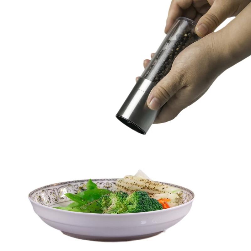Stainless Steel Manual Pepper & Spice Grinder Set
Stainless Steel Manual Pepper & Spice Grinder Set