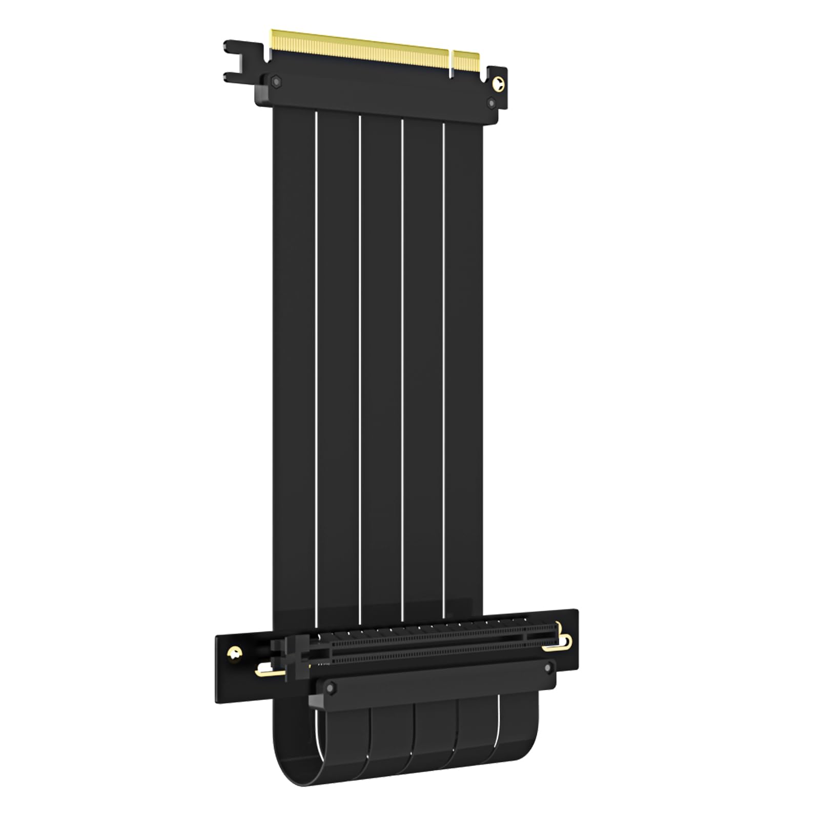 GLOTRENDS 300mm PCIe X16 GPU Riser Cable degrees 90 compatible with PCIe Gen 4 GPUs 4.0 (0 - degrees), (e.g. RTX4090-RTX3060, RX7900,
GLOTRENDS 300mm PCIe X16 GPU Riser Cable degrees 90 compatible with PCIe Gen 4 GPUs 4.0 (0 - degrees), (e.g. RTX4090-RTX3060, RX7900,