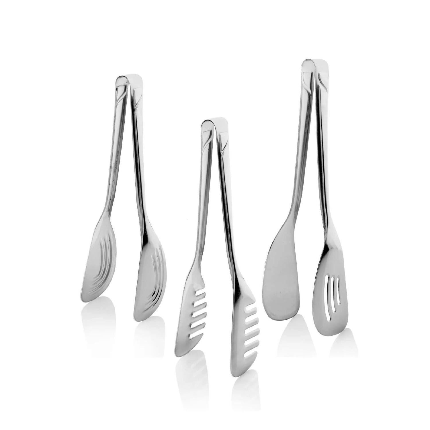 Steel Lux 3-piece Tongs Serving Set Cake, Salad And Pastry Tongs 22 Cm X 3 Pieces сірий колір
Steel Lux 3-piece Tongs Serving Set Cake, Salad And Pastry Tongs 22 Cm X 3 Pieces сірий колір