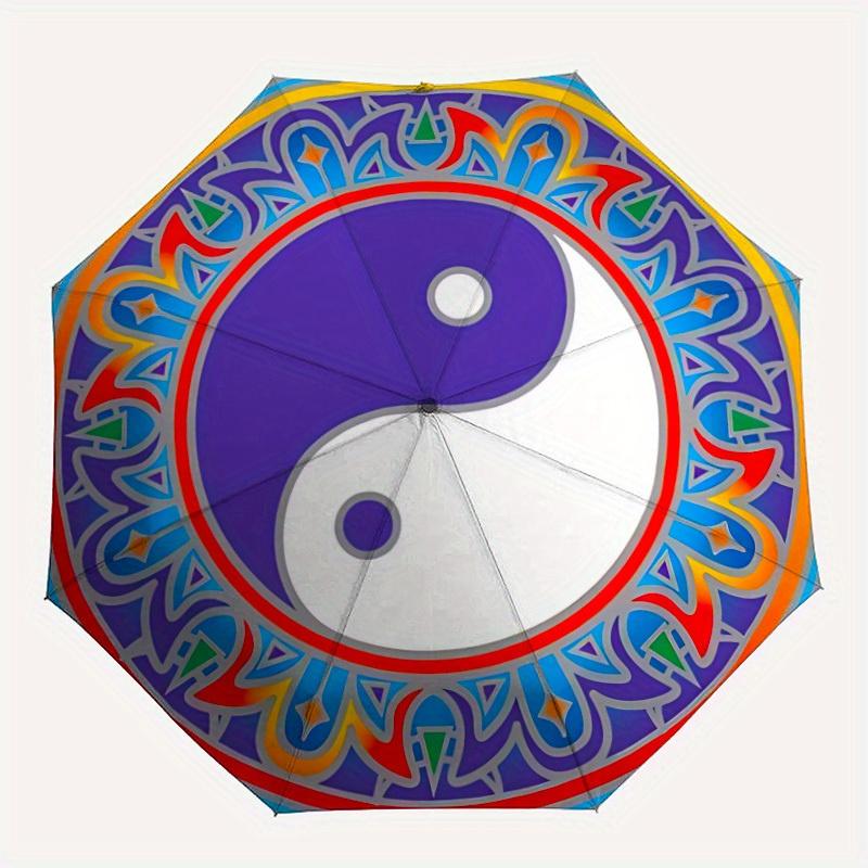 1pc Yin Yang Symbol Automatic Folding Umbrella, Portable & Foldable Design with 8 Ribs, Casual Outdoor Accessory yy250729056
1pc Yin Yang Symbol Automatic Folding Umbrella, Portable & Foldable Design with 8 Ribs, Casual Outdoor Accessory yy250729056