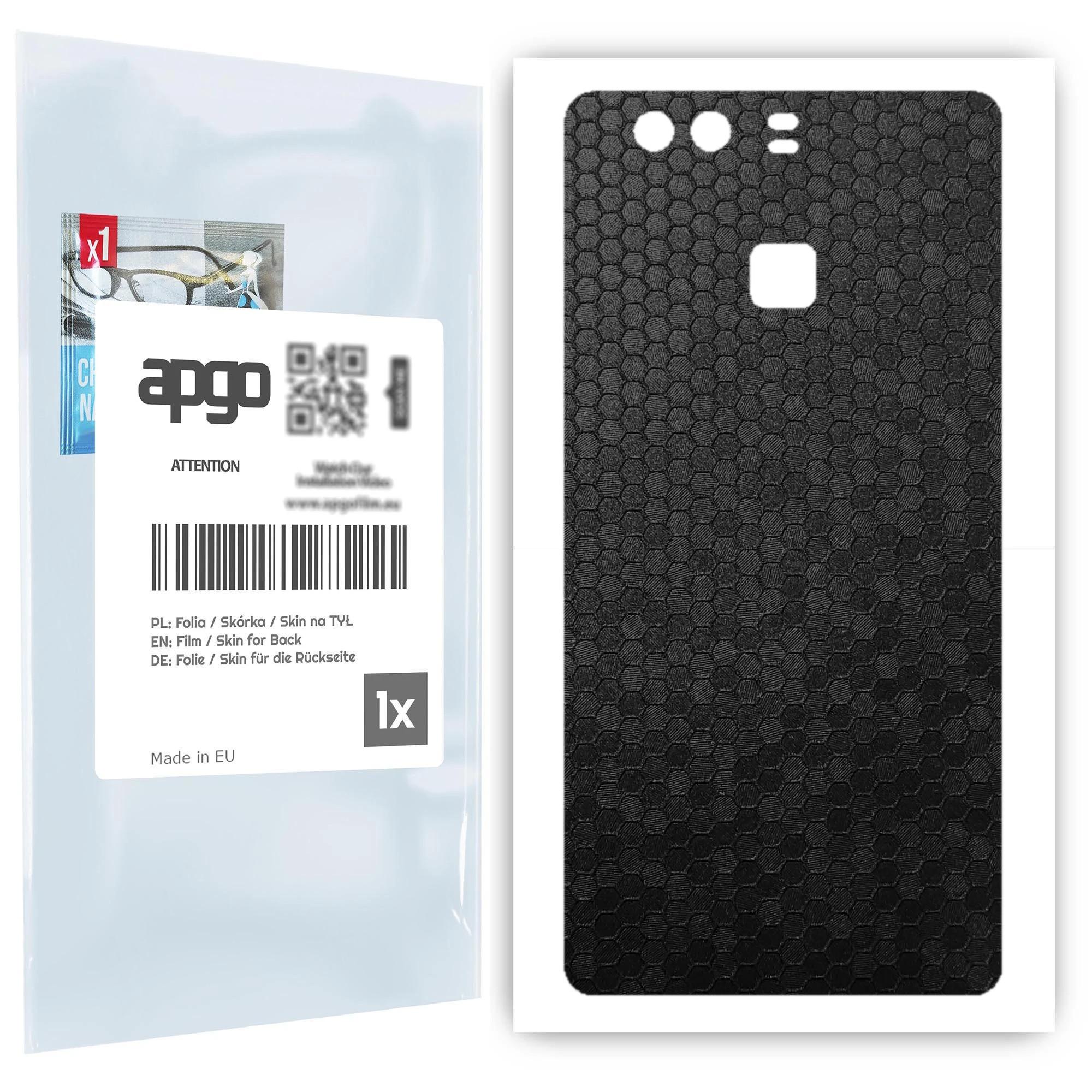 apgo Protective Skin Sticker for the back compatible with Huawei P9, Wrap Film, Foil, Vinyl - Pattern Black Honeycomb
apgo Protective Skin Sticker for the back compatible with Huawei P9, Wrap Film, Foil, Vinyl - Pattern Black Honeycomb