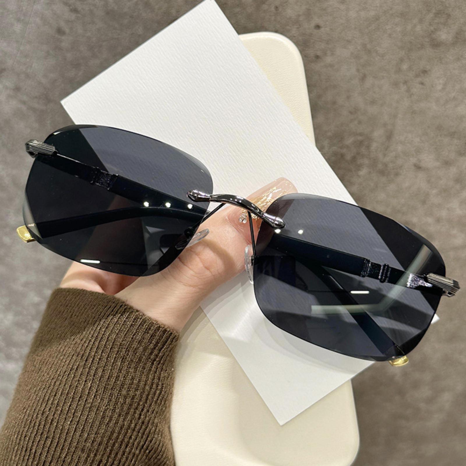 Frameless Square Sunglasses Retro Small Frame Unisex Vintage Style Eyewear Lightweight Durable UV Protection Lens for Outdoor Use One Size
Frameless Square Sunglasses Retro Small Frame Unisex Vintage Style Eyewear Lightweight Durable UV Protection Lens for Outdoor Use One Size