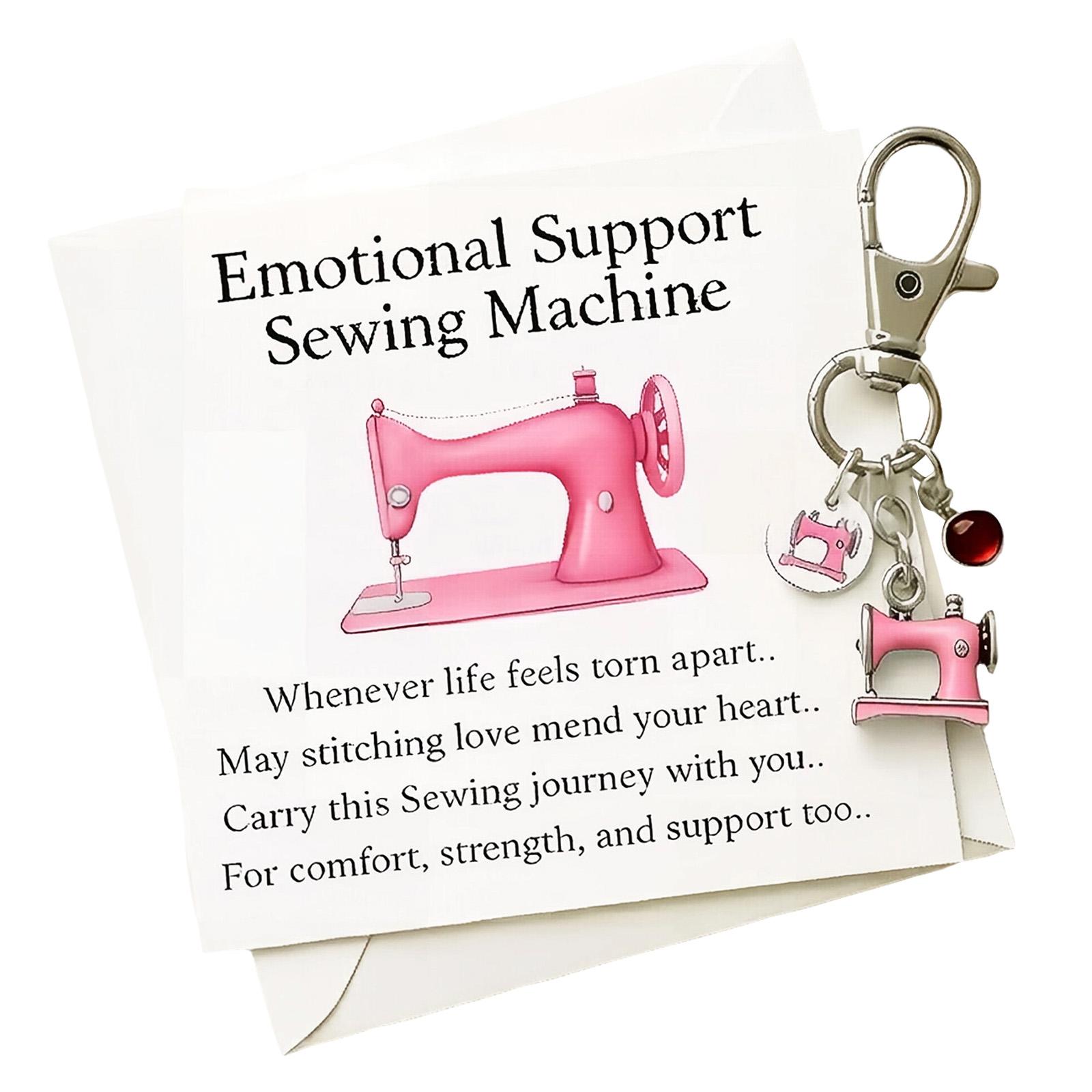 Emotional Support Sewing Machine Keychain Handmade Charm Pendant for Sewing Enthusiasts Inspirational Gift for Crafters and Sewing Lovers One Size розовый
Emotional Support Sewing Machine Keychain Handmade Charm Pendant for Sewing Enthusiasts Inspirational Gift for Crafters and Sewing Lovers One Size розовый