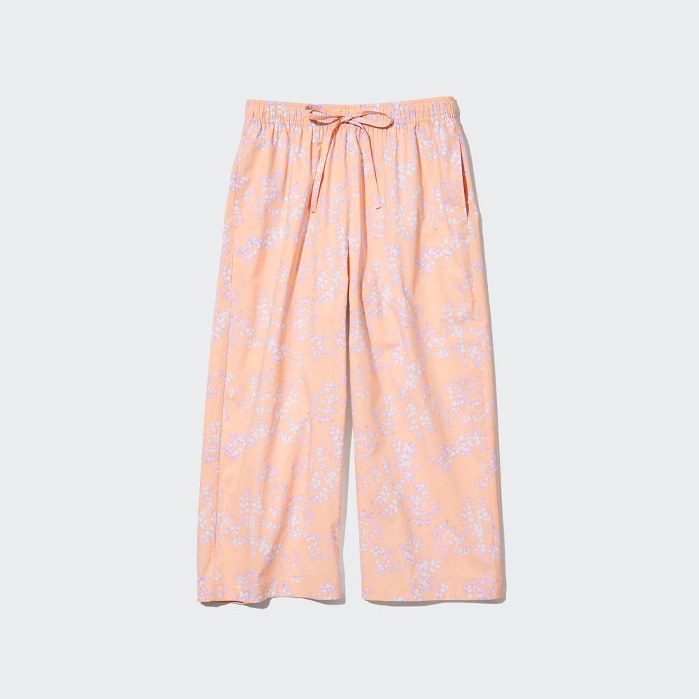 Укороченные брюки UNIQLO COTTON RELACO Artistic Reef 
Укороченные брюки UNIQLO COTTON RELACO Artistic Reef