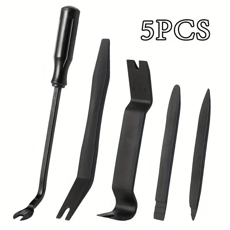 5Pcs Universal Trim Removal Tool Kit No Scratch Plastic Pry Tool Kit-Interior Door Panel Clip Fastener Removal Set for Vehicle
5Pcs Universal Trim Removal Tool Kit No Scratch Plastic Pry Tool Kit-Interior Door Panel Clip Fastener Removal Set for Vehicle