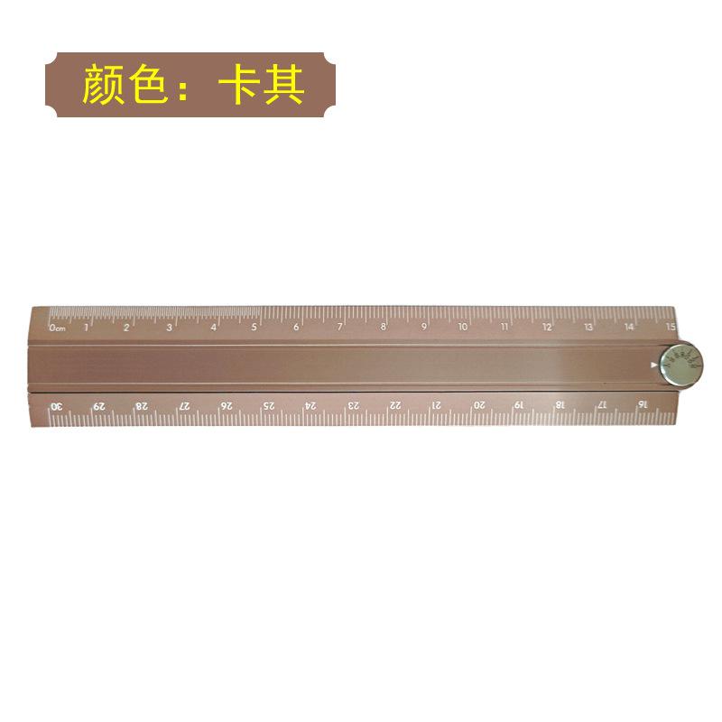 New Simple Aluminum Alloy Folding Ruler Easy To Store Multi Functional Metal Ruler for Kid Drawing Supplies Practical Stationery хаки
New Simple Aluminum Alloy Folding Ruler Easy To Store Multi Functional Metal Ruler for Kid Drawing Supplies Practical Stationery хаки