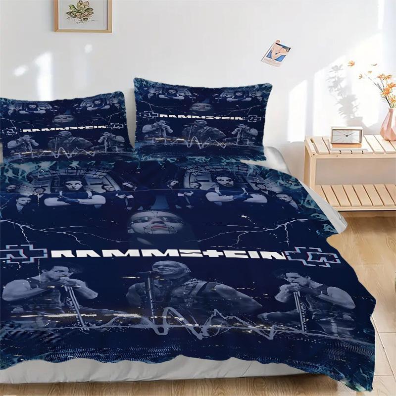 3pcs Rammstein Cover Set, 1 Cover + 2 Pillowcases (No Insert), Bedding for All Seasons, Bedding,Bedroom Decor yy250922057 135x200cm
3pcs Rammstein Cover Set, 1 Cover + 2 Pillowcases (No Insert), Bedding for All Seasons, Bedding,Bedroom Decor yy250922057 135x200cm