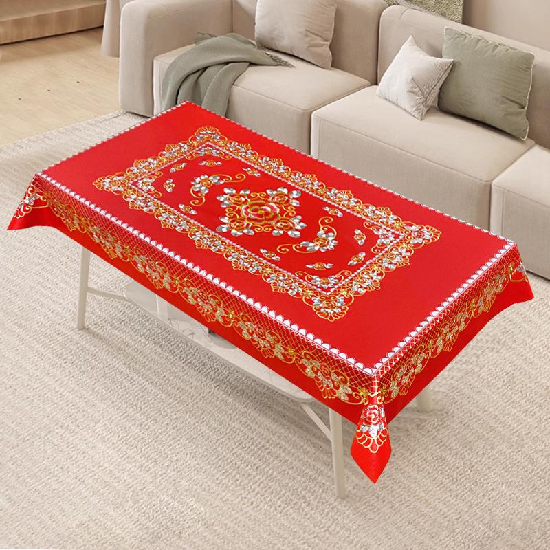 Скатерть из ПВХ класса люкс высшего качества: Водонепроницаемый, маслостойкий и устойчивый к ожогам, новый китайский стиль для круглых столов As specified
Скатерть из ПВХ класса люкс высшего качества: Водонепроницаемый, маслостойкий и устойчивый к ожогам, новый китайский стиль для круглых столов As specified