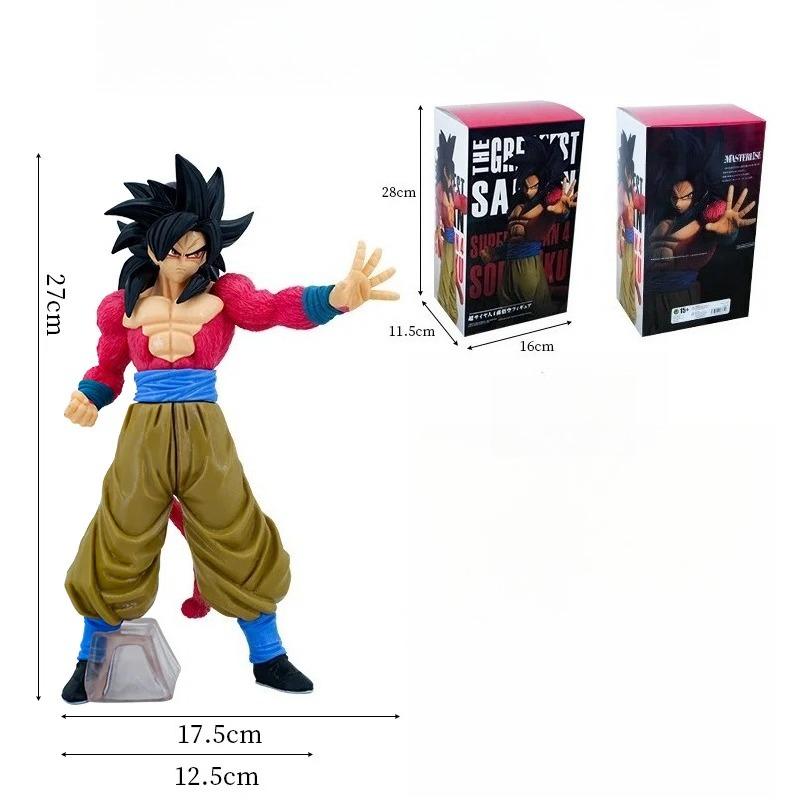 27CM Anime Dragon Ball GT Son Goku Super Saiyan 4 THE GREATEST SAIYAN Model Toy Gift Action Figure PVC Extra Large Model With box
27CM Anime Dragon Ball GT Son Goku Super Saiyan 4 THE GREATEST SAIYAN Model Toy Gift Action Figure PVC Extra Large Model With box