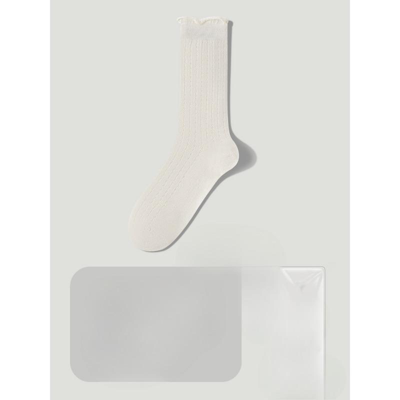 Женские летние тонкие влагоотводящие дышащие сетчатые носки из чистого хлопка с махрой на подошве 1 pair
Женские летние тонкие влагоотводящие дышащие сетчатые носки из чистого хлопка с махрой на подошве 1 pair