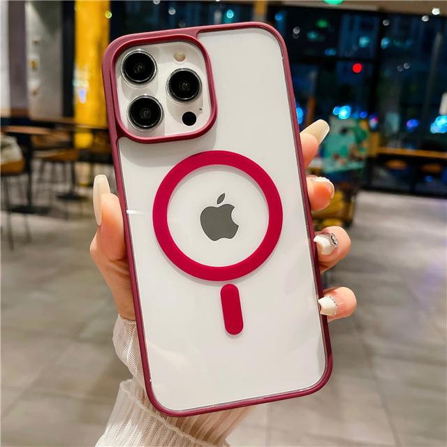 Роскошный прозрачный цветной чехол с магнитной рамкой для телефона iPhone с беспроводной зарядкой Magsafe 11 12 13 14 Pro Max Plus Cover For iPhone 11 Pro
Роскошный прозрачный цветной чехол с магнитной рамкой для телефона iPhone с беспроводной зарядкой Magsafe 11 12 13 14 Pro Max Plus Cover For iPhone 11 Pro