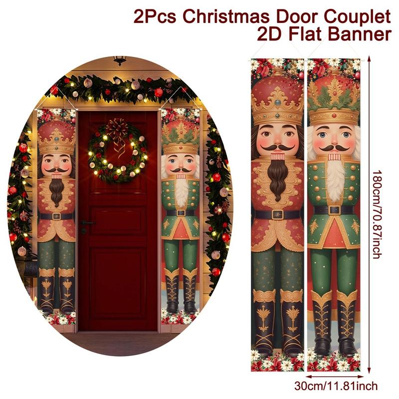Nutcracker Soldier Door Banner Nutcracker Christmas Decorations for Home 2026 Xmas Hanging Ornaments Navidad Gifts New Year 2026
Nutcracker Soldier Door Banner Nutcracker Christmas Decorations for Home 2026 Xmas Hanging Ornaments Navidad Gifts New Year 2026