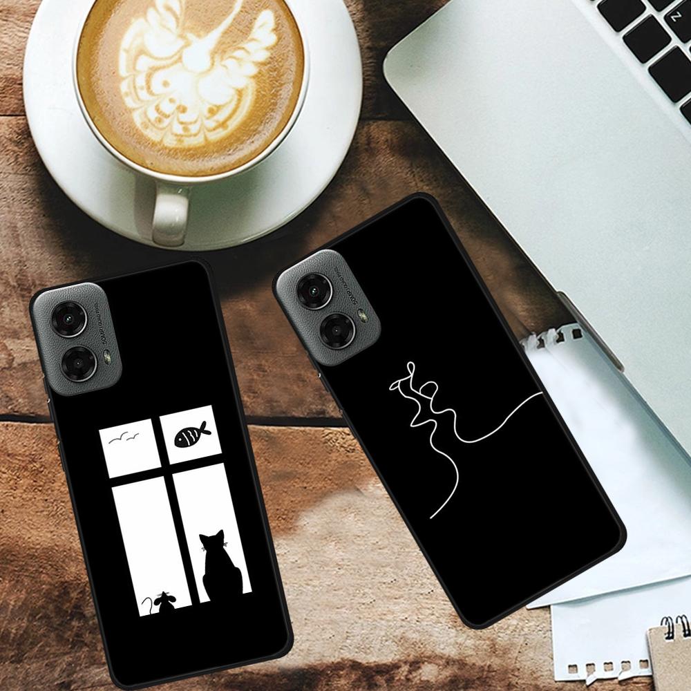 For Motorola Moto G 5G (2024) Case Aesthetic Pattern TPU Shockproof Phone Cover Cat and Mouse
For Motorola Moto G 5G (2024) Case Aesthetic Pattern TPU Shockproof Phone Cover Cat and Mouse