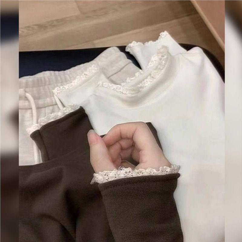 Women s Lace Patchwork Fleece Long Sleeve T-shirt - Slim Fit Base Layer for Autumn/Winter 2026 XL (57-65 kg) абрикосовий
Women s Lace Patchwork Fleece Long Sleeve T-shirt - Slim Fit Base Layer for Autumn/Winter 2026 XL (57-65 kg) абрикосовий