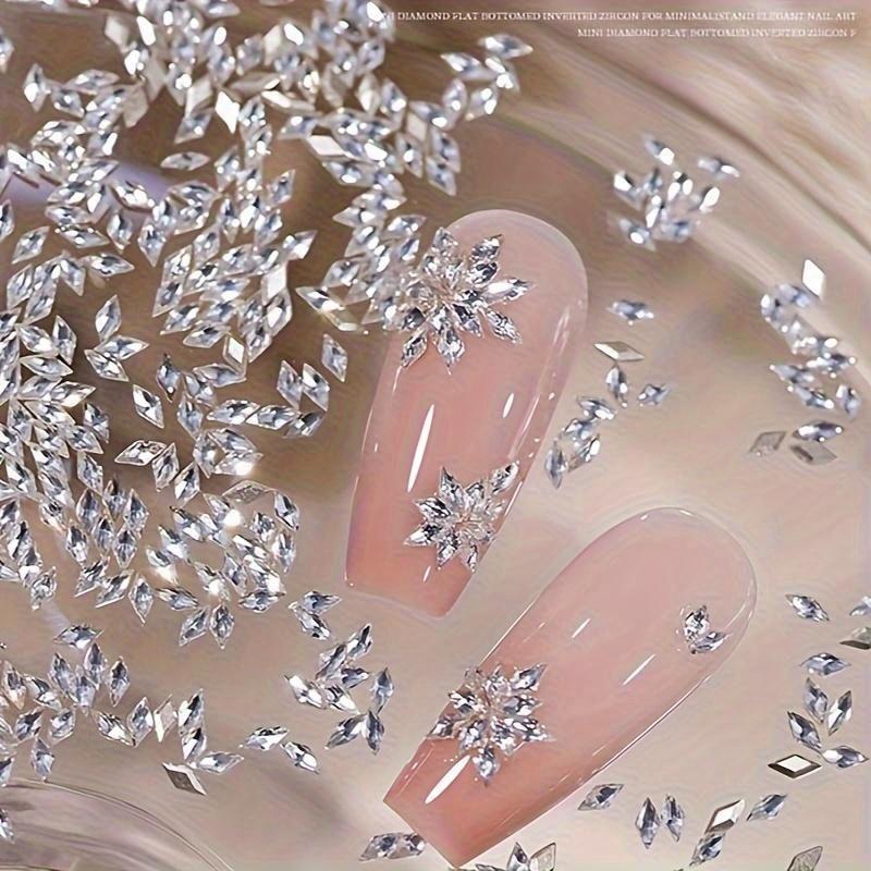 50Pcs Nail Rhinestones Mini Rhombus Flat Bottom Nail Art Zircon Sparkling Jewelry DIY 3D Nail Art Decoration 50pcs
50Pcs Nail Rhinestones Mini Rhombus Flat Bottom Nail Art Zircon Sparkling Jewelry DIY 3D Nail Art Decoration 50pcs
