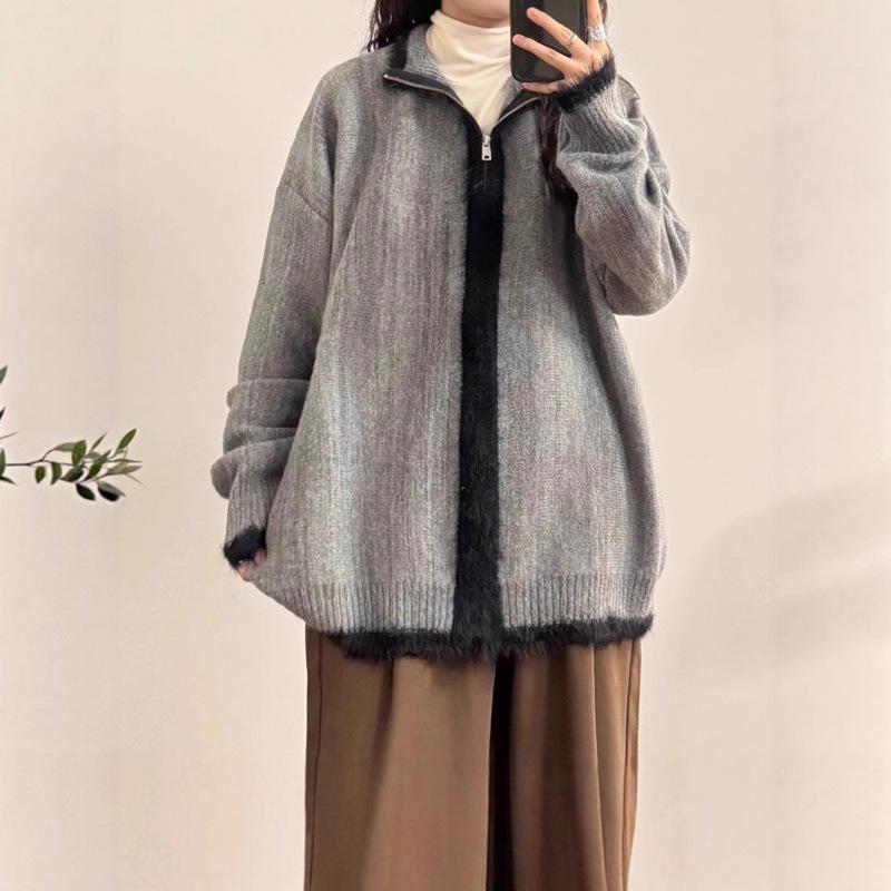 Unisex Retro Autumn/Winter Zipper Knit Cardigan Sweater - Lazy Style, Versatile, Loose Fit. M серый
Unisex Retro Autumn/Winter Zipper Knit Cardigan Sweater - Lazy Style, Versatile, Loose Fit. M серый