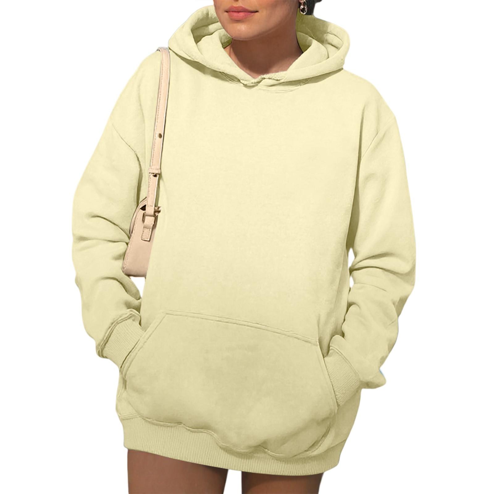 Женские толстовки, осенняя мода, свитшоты, повседневный свитшот с длинным рукавом и свободного кроя, осенняя толстовка XL бежевый
Женские толстовки, осенняя мода, свитшоты, повседневный свитшот с длинным рукавом и свободного кроя, осенняя толстовка XL бежевый