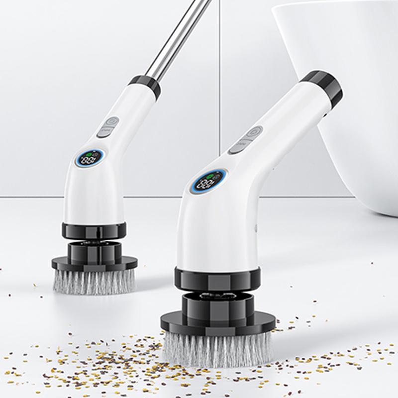 Electric Spin Scrubber Shower Scrubber Cordless Cleaning Brush With 7 Replaceable Brush Heads And Squeegee Adjustable Extension чорний
Electric Spin Scrubber Shower Scrubber Cordless Cleaning Brush With 7 Replaceable Brush Heads And Squeegee Adjustable Extension чорний