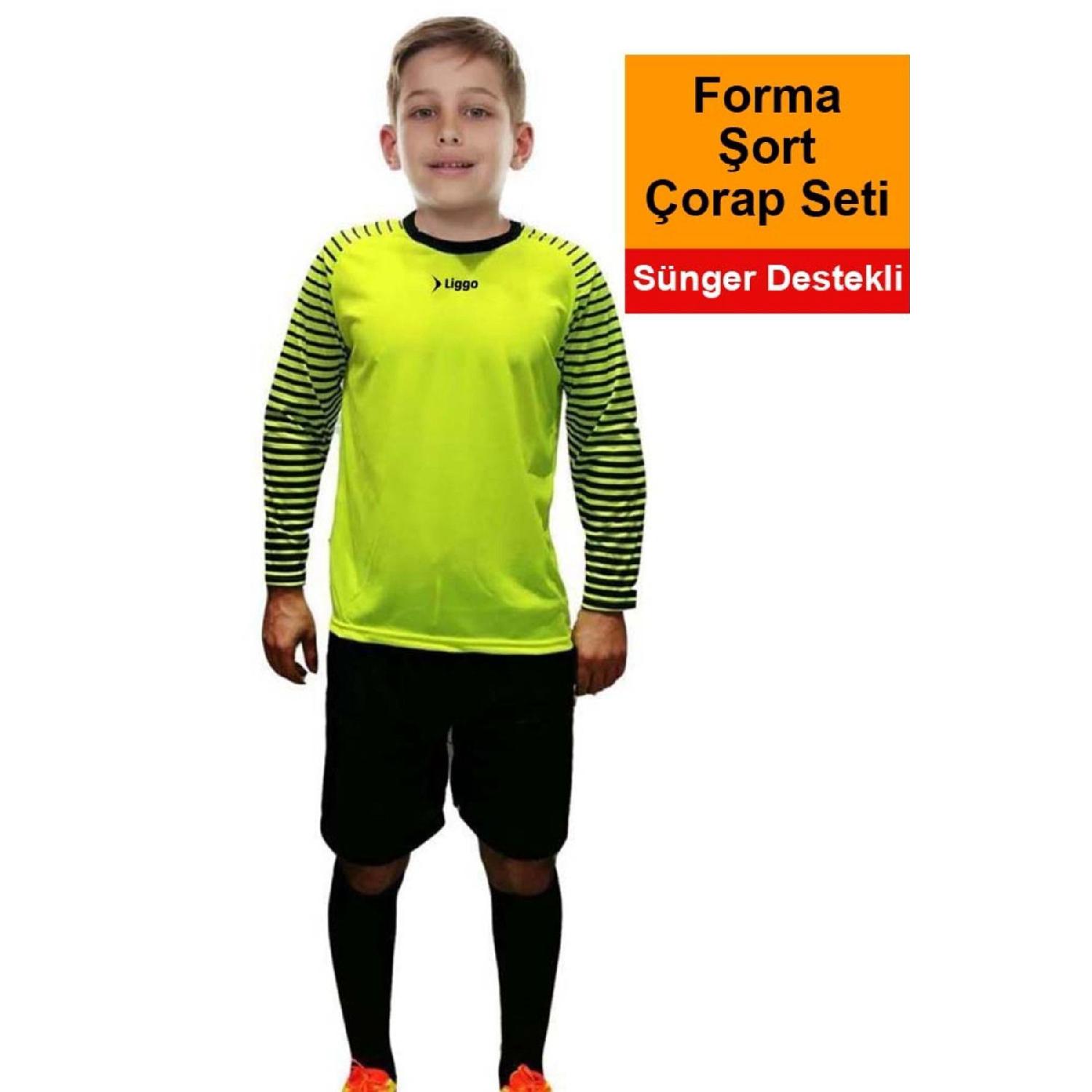 Детские шорты из джерси с поддержкой губки, комплект носков зеленого цвета 7-8 Yaş зелёный
Детские шорты из джерси с поддержкой губки, комплект носков зеленого цвета 7-8 Yaş зелёный