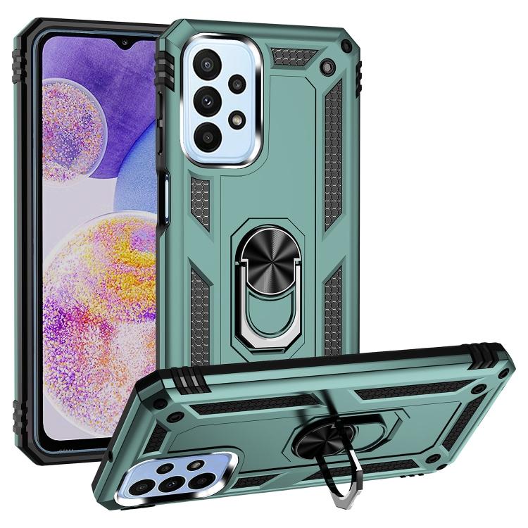 For Samsung Galaxy A23 Shockproof TPU + PC Phone Case with Holder For Samsung Galaxy A23 темно-зелений колір
For Samsung Galaxy A23 Shockproof TPU + PC Phone Case with Holder For Samsung Galaxy A23 темно-зелений колір