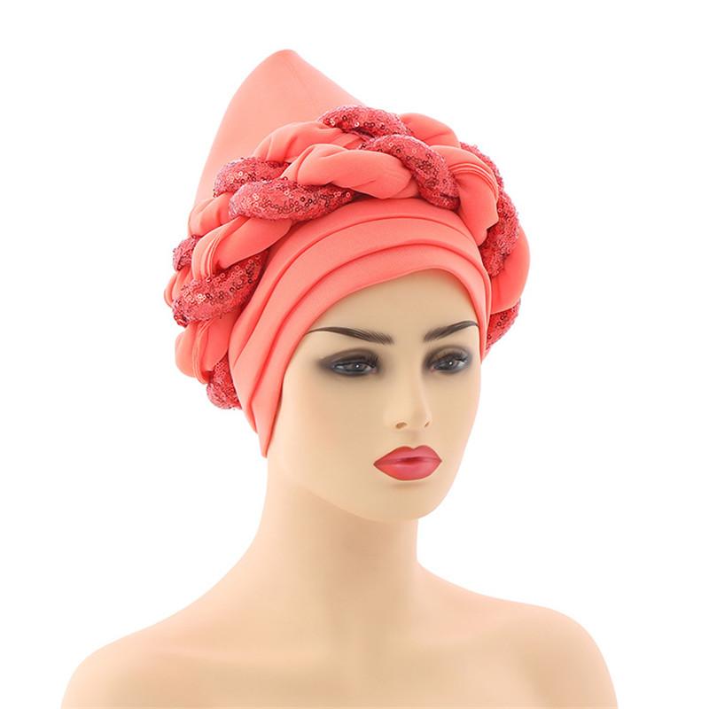 Latest African Auto Geles Headtie Already Made Headties Shinning Sequins Turban Cap For Women Ready Female Head Wraps
Latest African Auto Geles Headtie Already Made Headties Shinning Sequins Turban Cap For Women Ready Female Head Wraps
