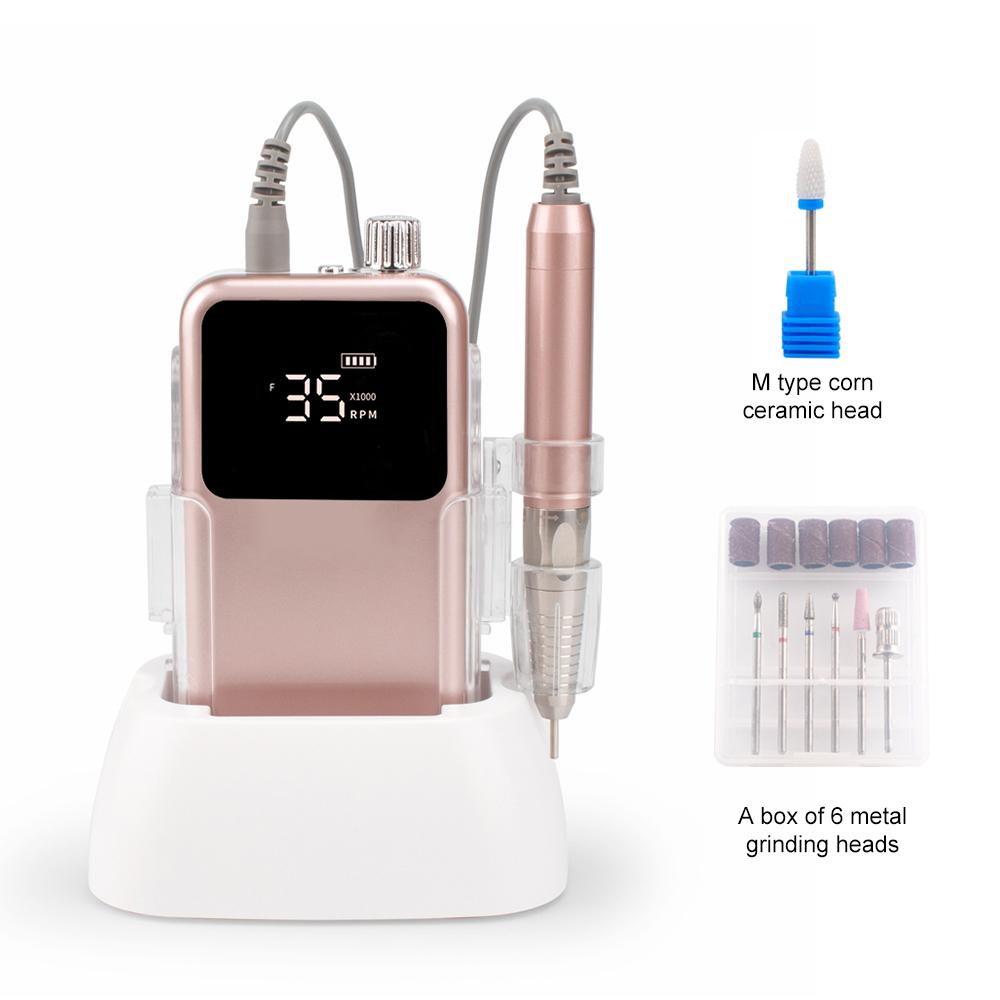 BEPAN SIMINAIL Rectangle Brushless Nail Drill Rechargeable Desktop Base 35000RPM Manicure Machine Nail File Cordless Drilling UK
BEPAN SIMINAIL Rectangle Brushless Nail Drill Rechargeable Desktop Base 35000RPM Manicure Machine Nail File Cordless Drilling UK