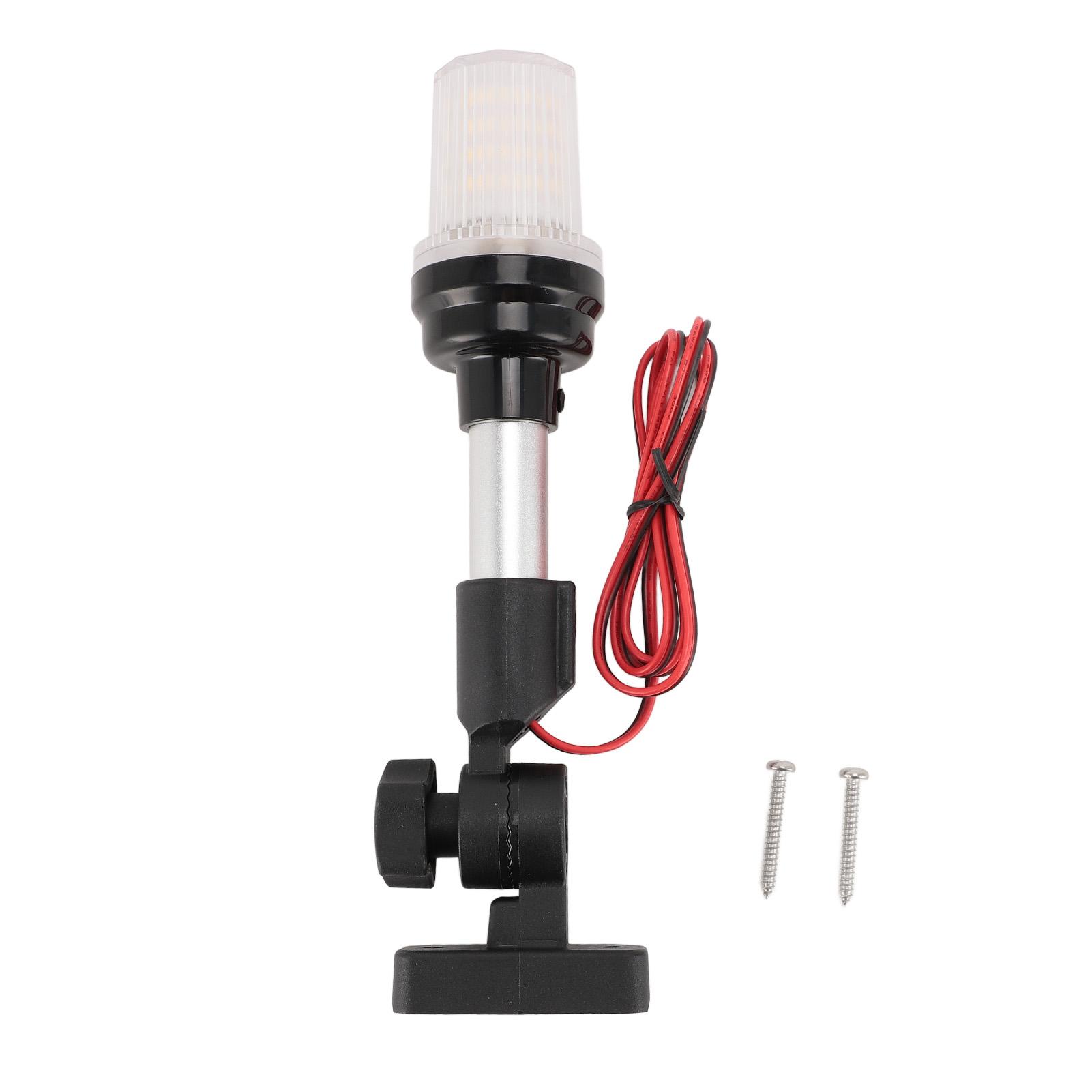 Anchor Light Omnidirectional IP67 Waterproof Boat Stern Light LED Fold Down Marine Navigation Light 9in
Anchor Light Omnidirectional IP67 Waterproof Boat Stern Light LED Fold Down Marine Navigation Light 9in