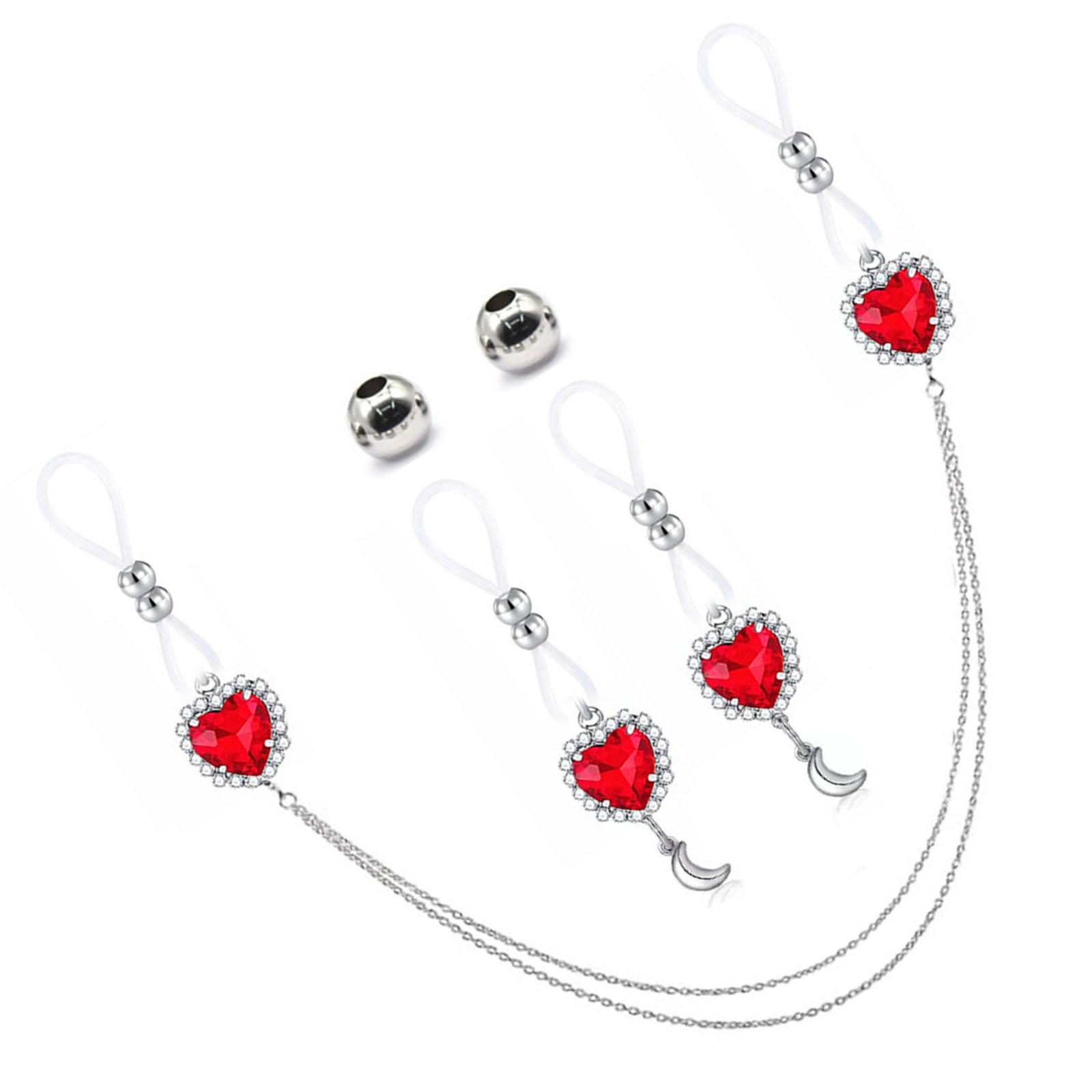 Элегантные кольца для сосков со стразами в комплекте с цепочкой для модных женщин, любителей отдыха и уникальных стилей 4
Элегантные кольца для сосков со стразами в комплекте с цепочкой для модных женщин, любителей отдыха и уникальных стилей 4