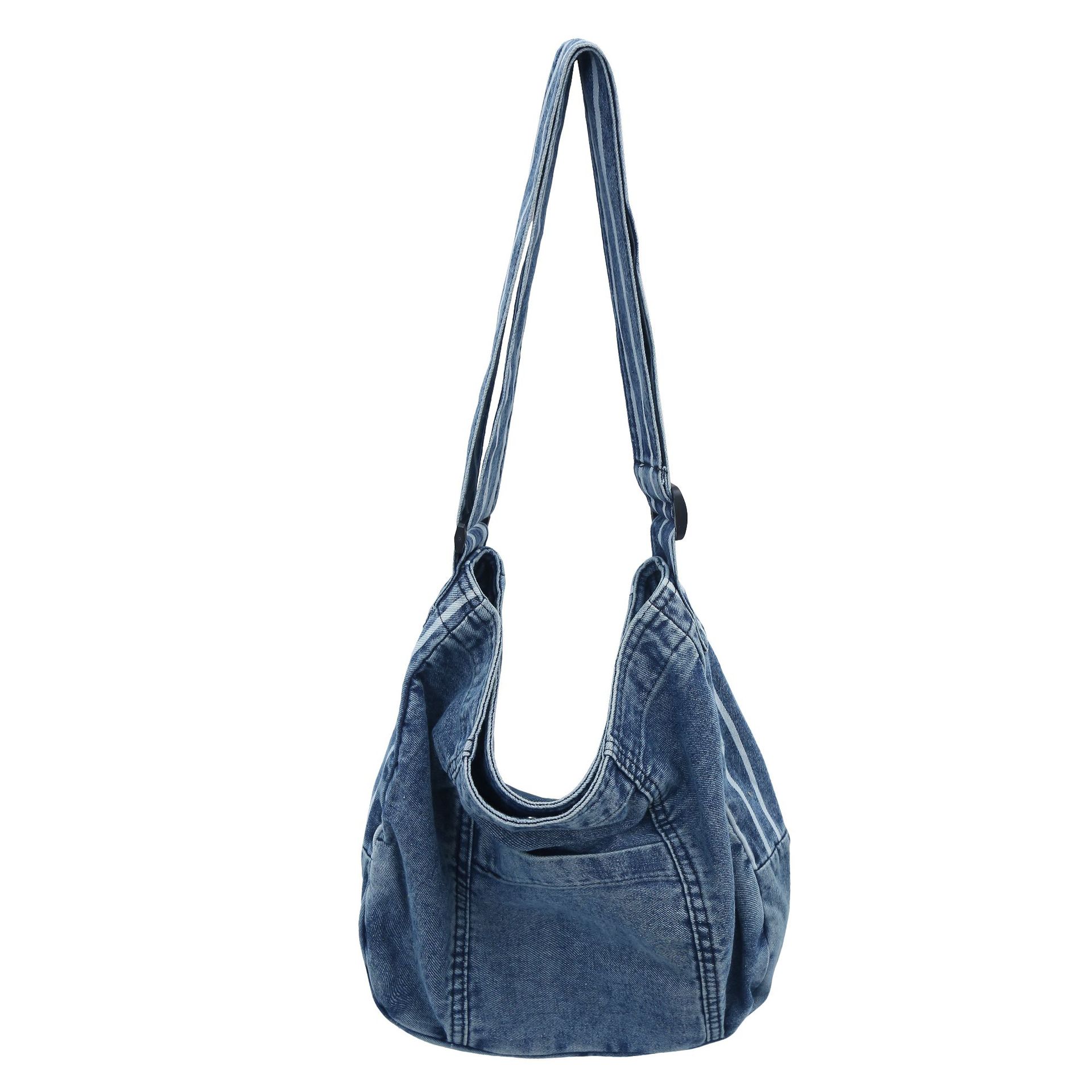 New Japanese Washed Denim Crossbody Bag, Artistic Large Capacity Single Shoulder Bag, Trendy and Fashionable Student Backpack for Women темно-синього кольору
New Japanese Washed Denim Crossbody Bag, Artistic Large Capacity Single Shoulder Bag, Trendy and Fashionable Student Backpack for Women темно-синього кольору