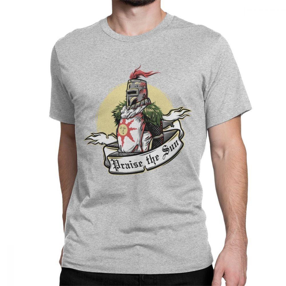 Мужская футболка Dark Souls Praise The Sun Bloodborne Game Awesome Tees Футболки с круглым воротом Летняя толстовка из чистого хлопка S чёрный
Мужская футболка Dark Souls Praise The Sun Bloodborne Game Awesome Tees Футболки с круглым воротом Летняя толстовка из чистого хлопка S чёрный
