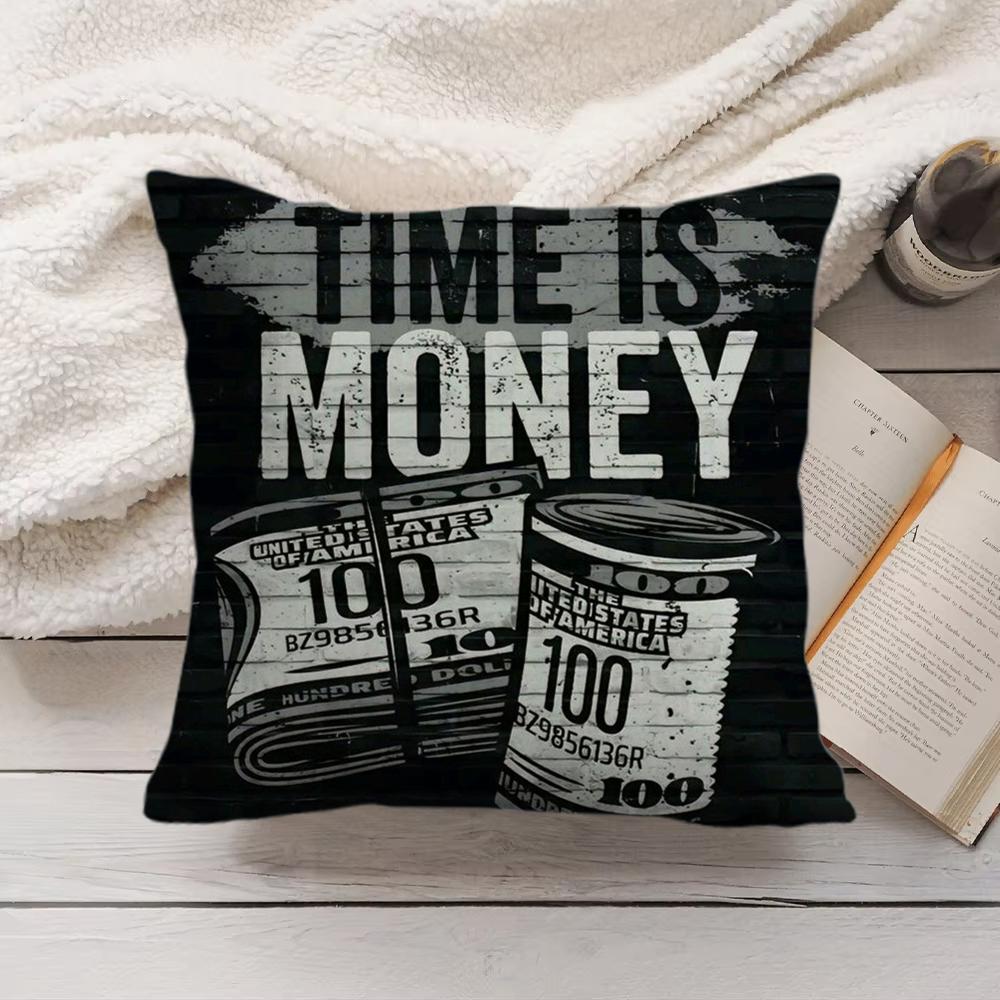 Funny Time is Money Cushion Cover Short Plush DoubleSided Printing Home Machine Washable in Warm Winter Pillow Cover 30x30cm
Funny Time is Money Cushion Cover Short Plush DoubleSided Printing Home Machine Washable in Warm Winter Pillow Cover 30x30cm