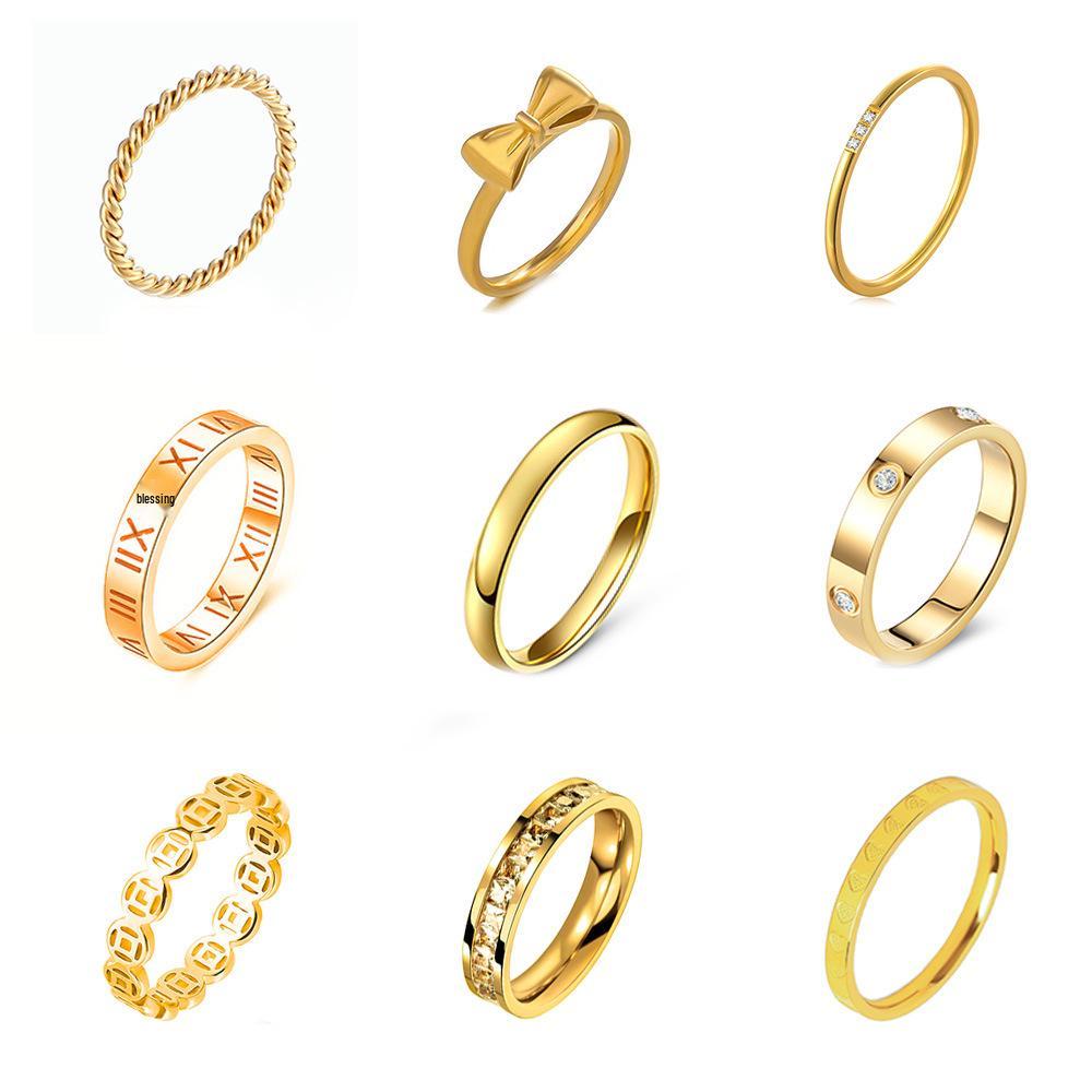 Spotlight Luxury Titanium Steel Ring for Women - Non-Fading, Korean Hip-Hop Style, Thin Plain Band Size 7
Spotlight Luxury Titanium Steel Ring for Women - Non-Fading, Korean Hip-Hop Style, Thin Plain Band Size 7
