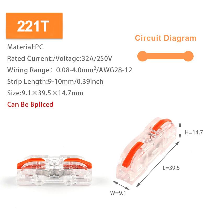 Швидке з єднання Мультиплексний стиковий провідниковий з єднувач Компактний електричний кабельний термінальний блок Розподільна коробка Ланцюг Вбудований Для дому 5PCS
Швидке з єднання Мультиплексний стиковий провідниковий з єднувач Компактний електричний кабельний термінальний блок Розподільна коробка Ланцюг Вбудований Для дому 5PCS