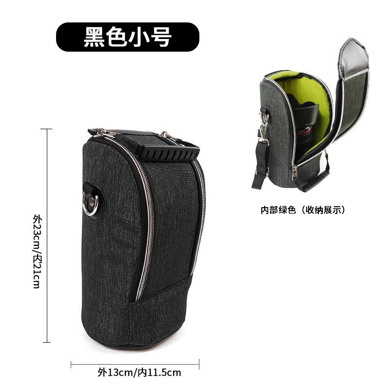 Professional Padded Large Lens Bag Waterproof Shockproof Lens Case Pouch for Canon 70-20mm/24-70mm for Nikon 70-200mm/24-120mm
Professional Padded Large Lens Bag Waterproof Shockproof Lens Case Pouch for Canon 70-20mm/24-70mm for Nikon 70-200mm/24-120mm